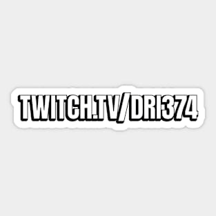 TWITCH.TV/DRI374 Sticker